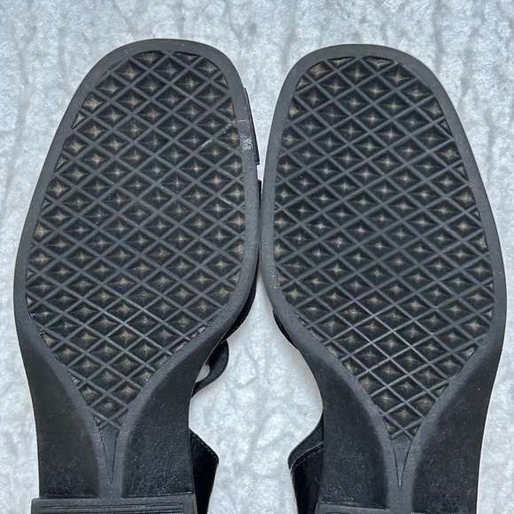 Aerosoles Womens Black/Brown Leather SlipOn Casual Sandals Shoes SZ US 6.5 - Picture 9 of 12